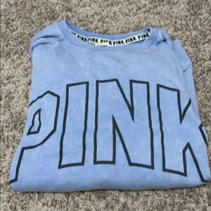 Vs pink crew neck